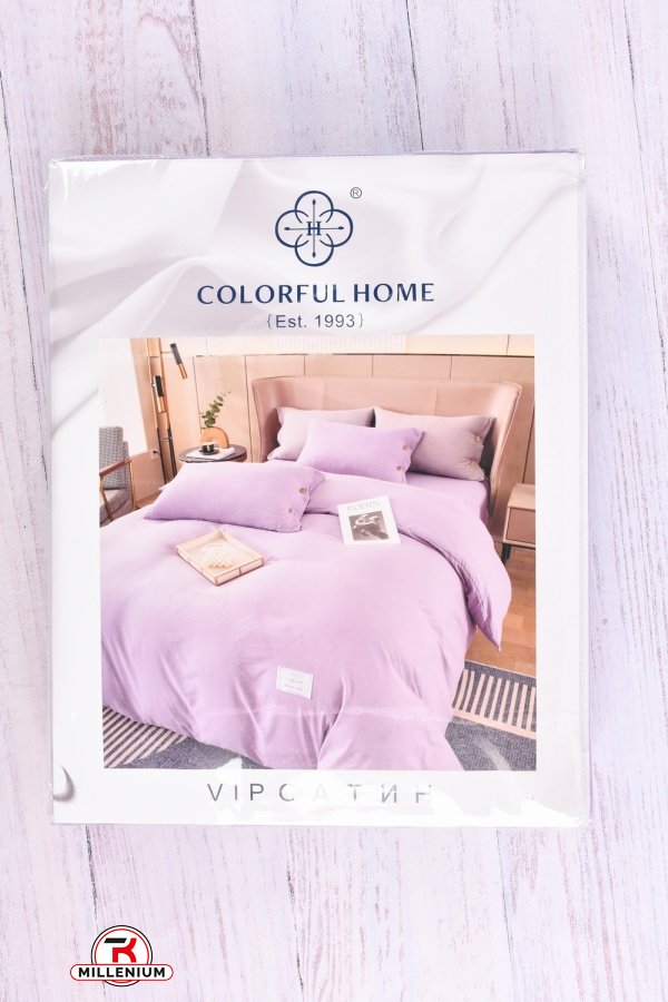 Комплект постельного белья (цв.фиолетовый) размер 200/230см (наволочки размер 50/70см.2шт) арт.UT-55-4