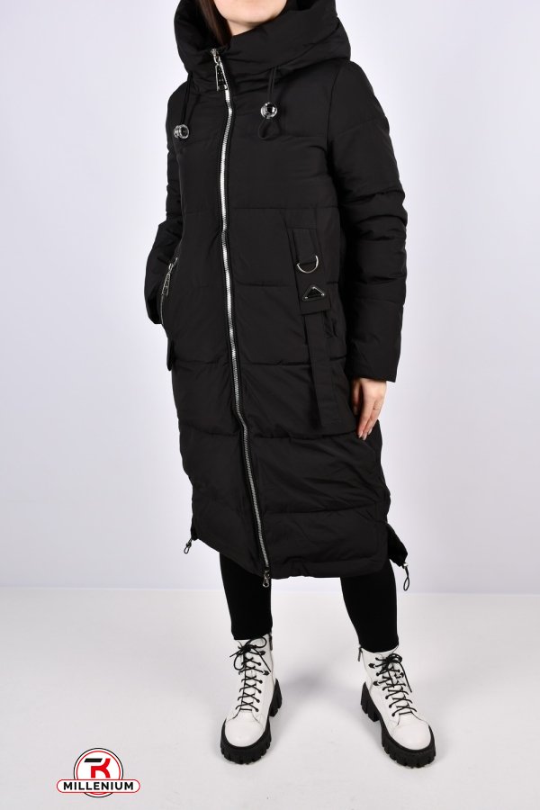 Пальто жіноче зимове (col.1) з плащової тканини "Calo Ovel" Розмір в наявності : 44 арт.0592