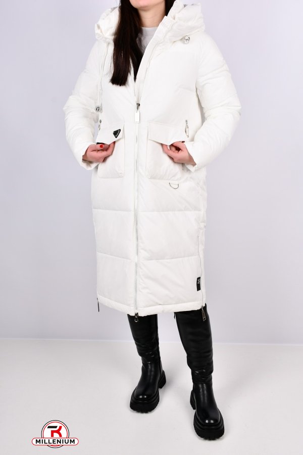 Пальто жіноче зимове (кол.2) з плащової тканини "Calo Ovel" Розмір в наявності : 48 арт.0591