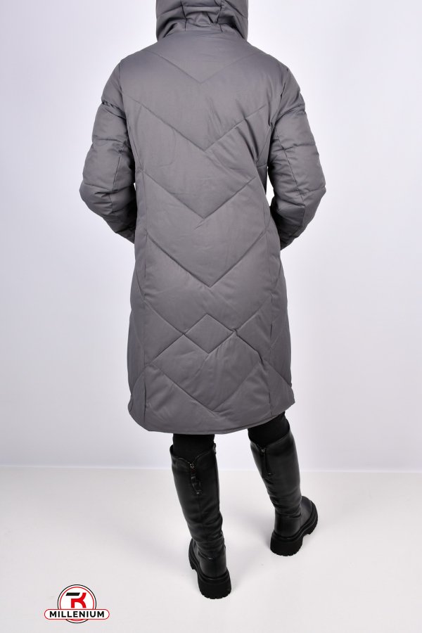 Пальто женское зимнее (цв.col.F13) из плащевки "Calo Ovel" Размеры в наличии : 44, 46, 48 арт.8051