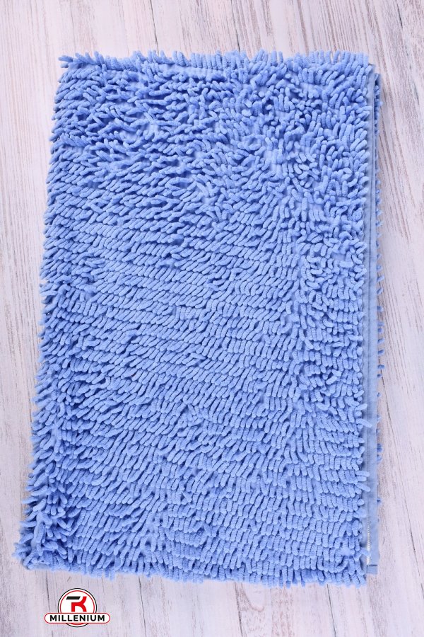 Коврик "Лапша" (цв.сиреневый) на резиновой основе (микрофибра) размер 100/145 см. арт.LB308-38