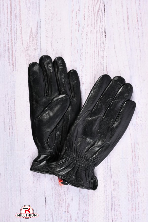 Перчатки для мальчика (размер 8-10) на меху из натуральной кожи арт.06