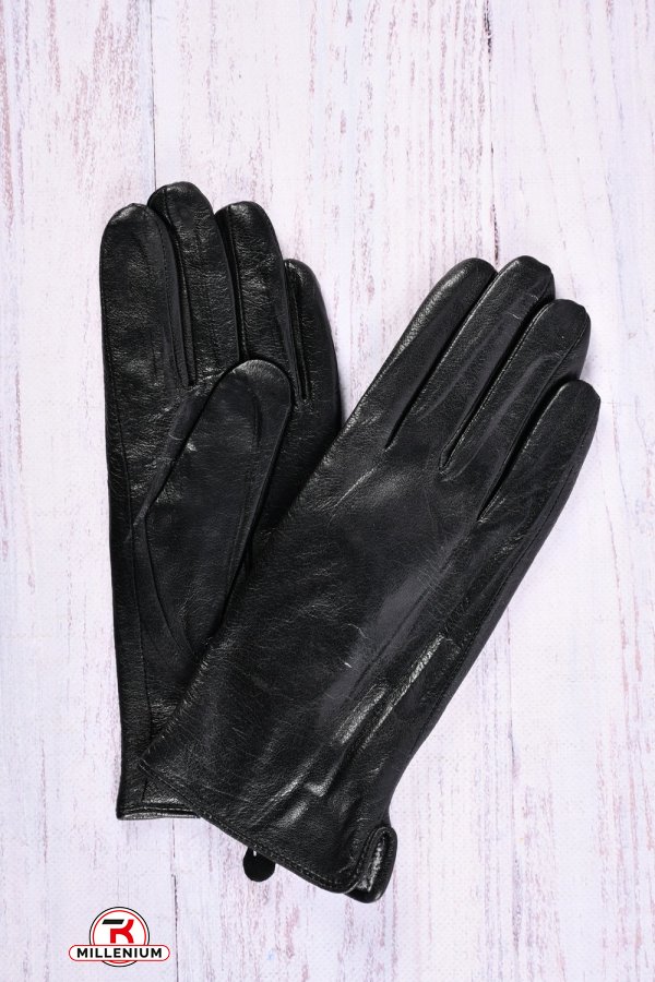 Перчатки женские (размер 6-8см) из натуральной кожи на меху арт.04