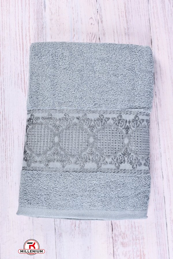 Полотенце сауна (цв.серый) махровое 80/160см вес 540 гр."Malloory Home" арт.5905