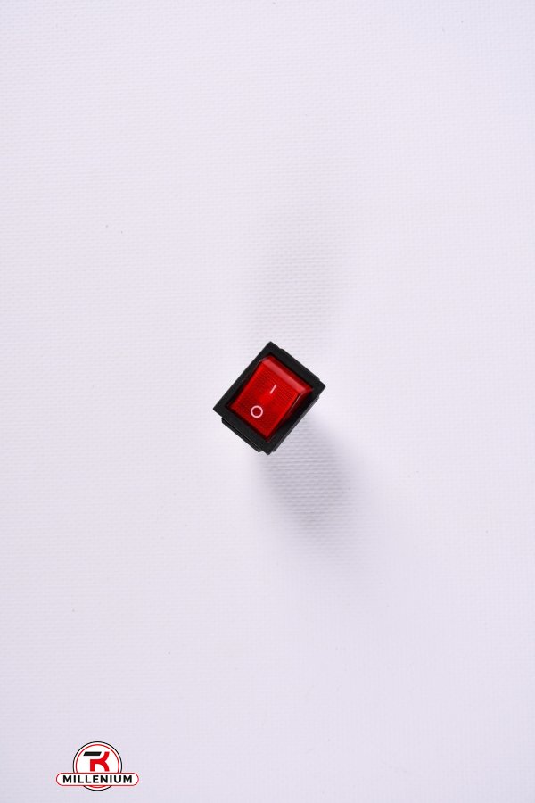 Кнопка "RIGHT HAUSEN" квадратная красная с подсветкой арт.HN-482040
