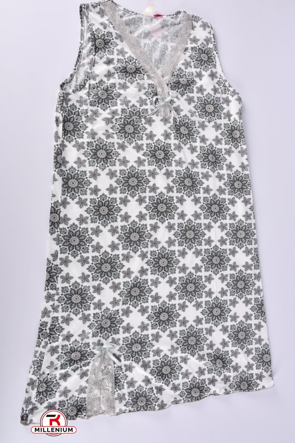 Нічна сорочка жіноча (кол. сірий) Розміри в наявності : 48, 52, 54 арт.E0026