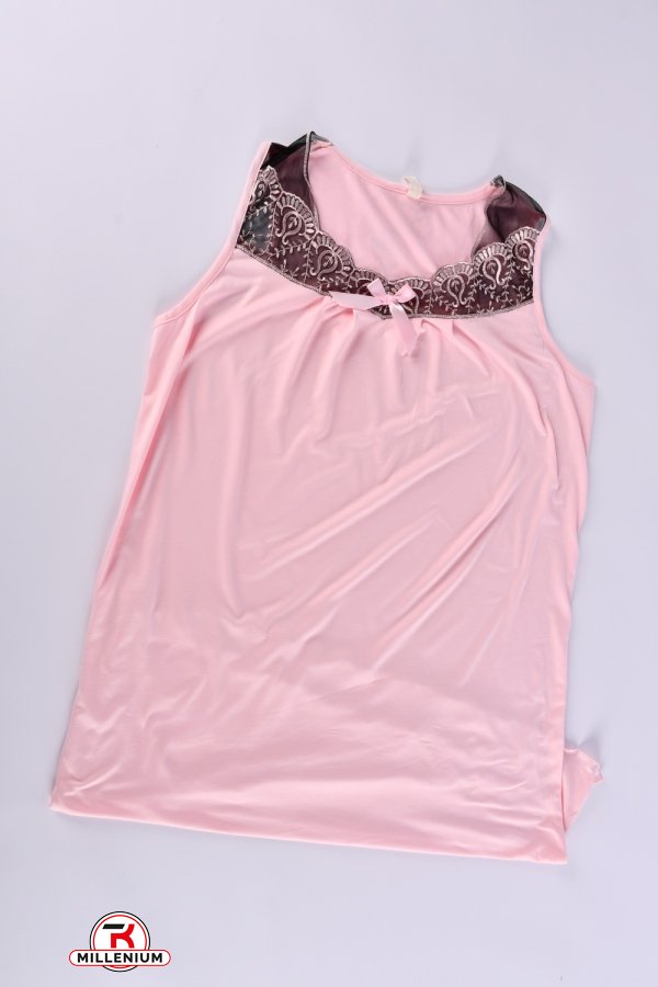 Нічна сорочка жіноча (кол. св. рожевий) Розміри в наявності : 48, 50, 52, 54, 56 арт.N3176