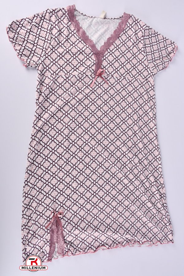 Ночная рубашка женская (цв.пудры) Размеры в наличии : 46, 52, 54 арт.625-1