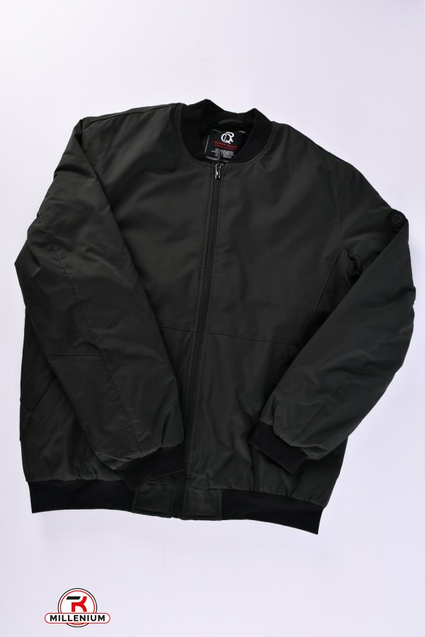 Куртка мужская демисезонная (цв.хаки) "REMAIN" (model BOMBER) Объем в наличии : 60 арт.7860-1