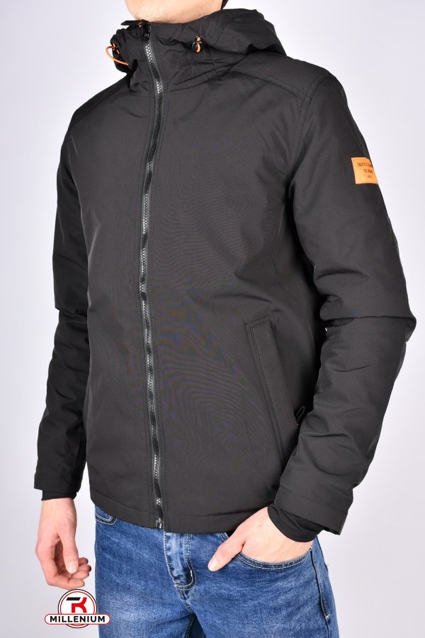 Куртка мужская (цв.черный) демисезонная "REMAIN" Размеры в наличии : 48, 50, 52, 54, 56 арт.3033