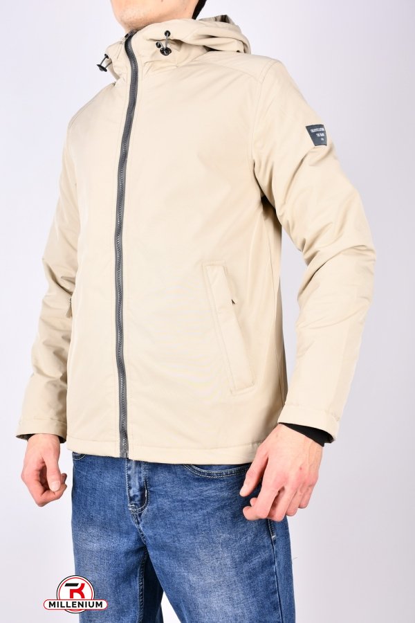 Куртка мужская (цв.кремовый) демисезонная "REMAIN" Размеры в наличии : 48, 50, 52, 54, 56 арт.3033