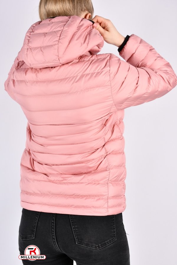 Куртка жіноча демісезонна (кол. пудри) з плащової тканини. Розміри в наявності : 40, 42, 44 арт.3101