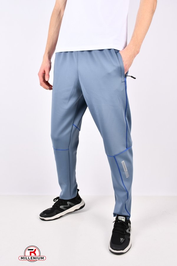 Штани чоловічі спортивні (кол. синій) (95% Polyester 5% Spandex) "ALE" Розміри в наявності : 46, 48, 52 арт.21715