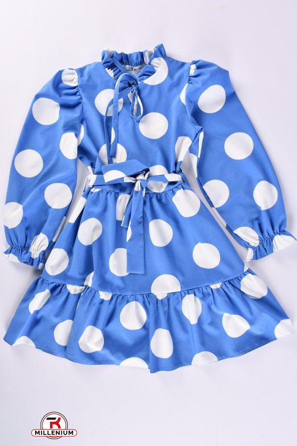 Платье для девочки (цв.синий) Рост в наличии : 140, 146, 152 арт.535