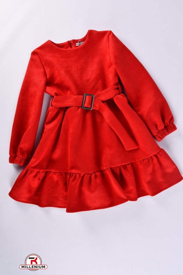 Платье для девочки (цв.красный) Рост в наличии : 134, 140, 146, 152 арт.611