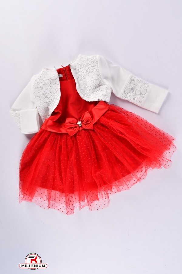 Сукня для дівчинки (кол. червоний) Зріст в наявності : 86, 92, 98, 104 арт.644