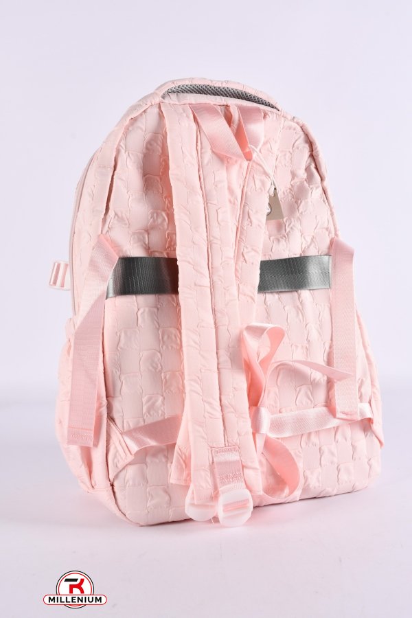 Рюкзак тканевый (цв.розовый) размер 44/29/13 см. арт.G3662