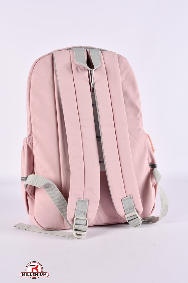 Рюкзак з плащової тканини (кол. рожевий) розмір 45/29/12 см. арт.S243