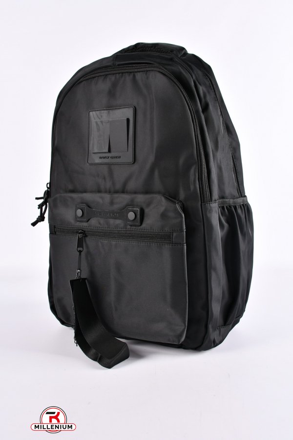 Рюкзак із плащової тканини (кол. чорний) розмір 47/30/13 см. арт.S306