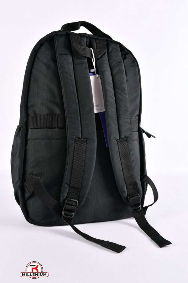 Рюкзак с плащевой ткани (цв.черный) размер 47/30/13 см. арт.S309