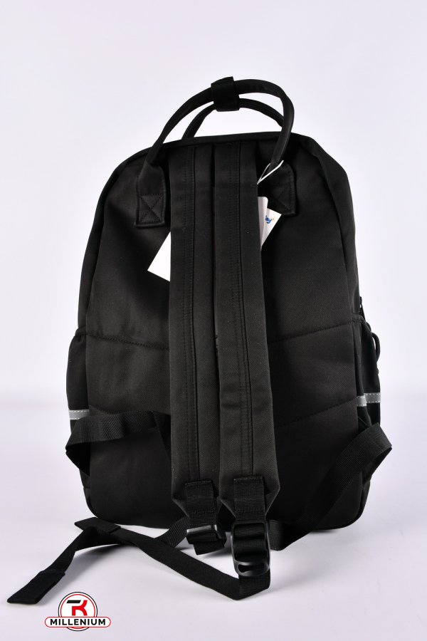 Рюкзак з плащової тканини (кол. чорний) розмір 44/29/13 см. арт.S289