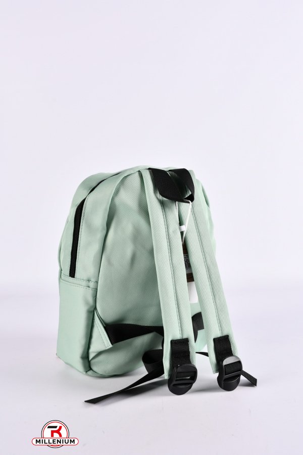 Рюкзак из плащевки (цв.мяты) размер 27/22/8 см. арт.G3659