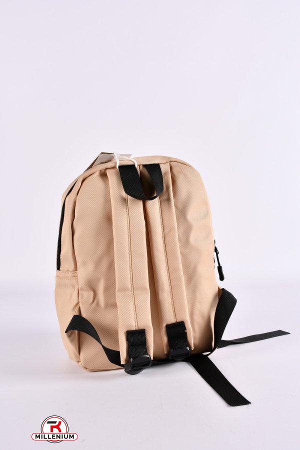 Рюкзак з плащової тканини (кол. кремовий) розмір 27/22/8 см. арт.G3659