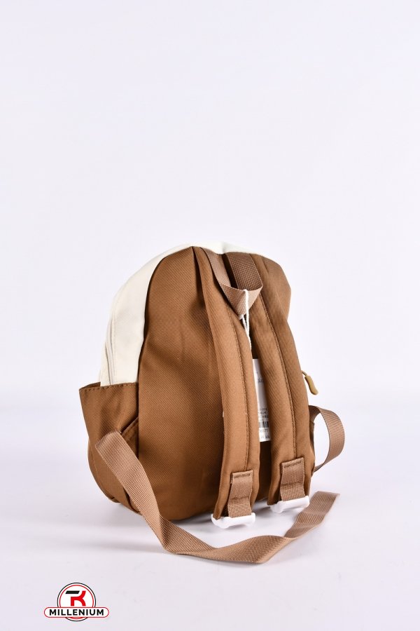 Рюкзак з плащової тканини (кол. коричневий) розмір 28/22/9 см. арт.G3657