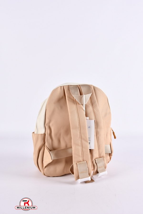 Рюкзак из плащевки (цв.латте) размер 28/22/9 см. арт.G3657