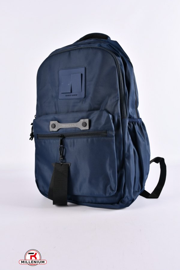 Рюкзак с плащевой ткани (цв.т.синий) размер 47/30/13 см. арт.S306