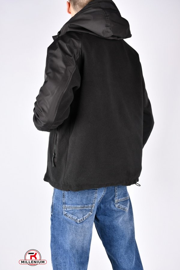 Куртка чоловіча (кол. чорний) демісезонна "NIKE" Розміри в наявності : 46, 48, 50, 52, 54 арт.8970