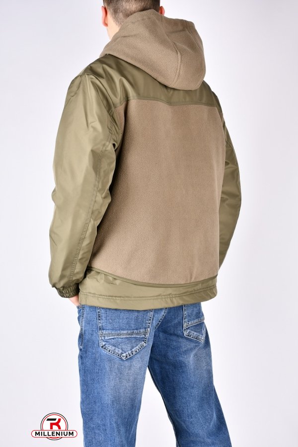 Куртка мужская (цв.хаки) демисезонная из плащевки  Размеры в наличии : 48, 50, 52, 56 арт.8956