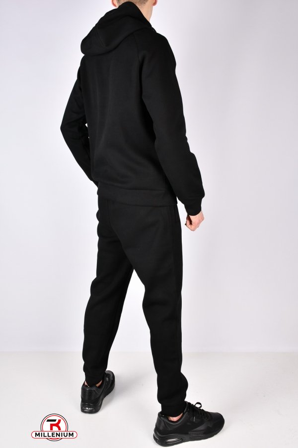 Костюм спортивний чоловічий (чорний) трикотажний тканина LACOSTE  Розмір в наявності : 54 арт.TA8029