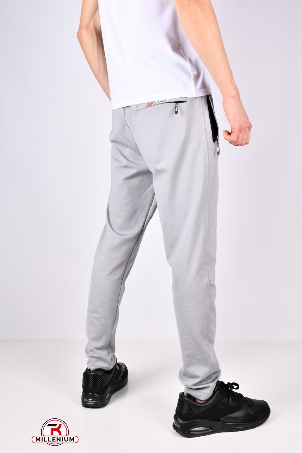 Штани чоловічі спортивні (кол. сірий) тканина трикотаж "GLR" Розміри в наявності : 46, 48 арт.8803