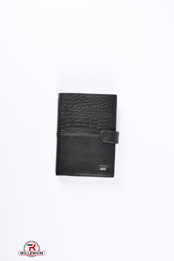 Кошелёк мужской кожаный (color.black) размер 14/11ALFA RICCO арт.AR86002/75NC