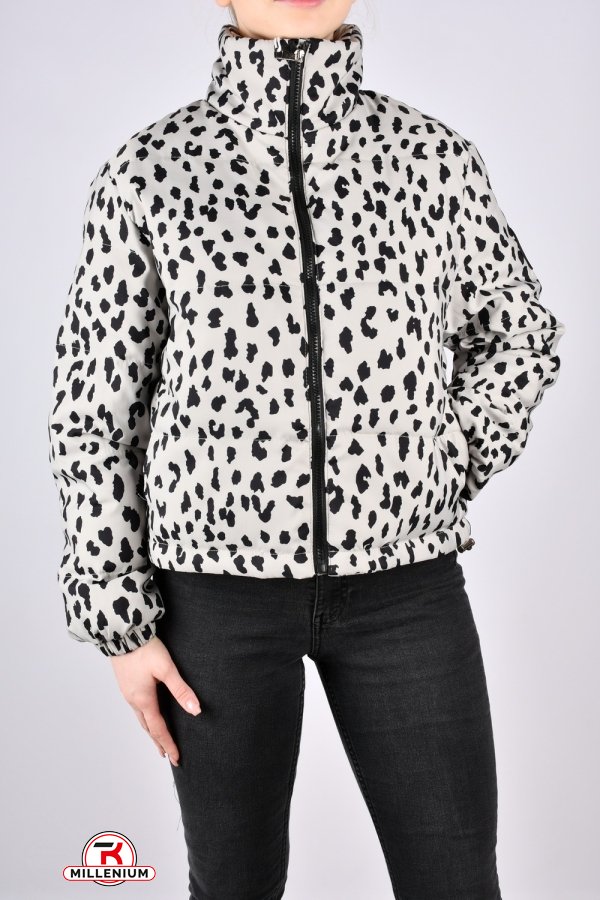 Куртка жіноча демісезонна (кол. м'яти) болонева Розміри в наявності : 44, 46, 48, 50 арт.A155