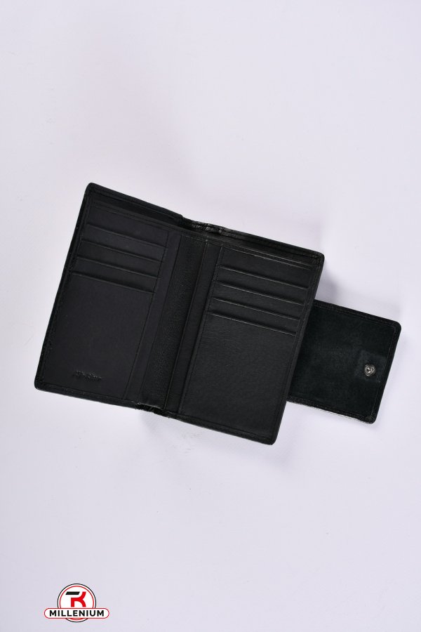 Кошелёк женский кожаный (color.black) размер 14/10 см. Alfa Ricco арт.AR3292MC