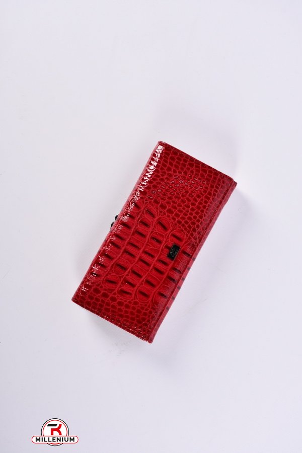 Гаманець жіночий шкіряний (color.red) розмір 18.5/9.5 см. "Alfa Ricco" арт.AR2017/WE