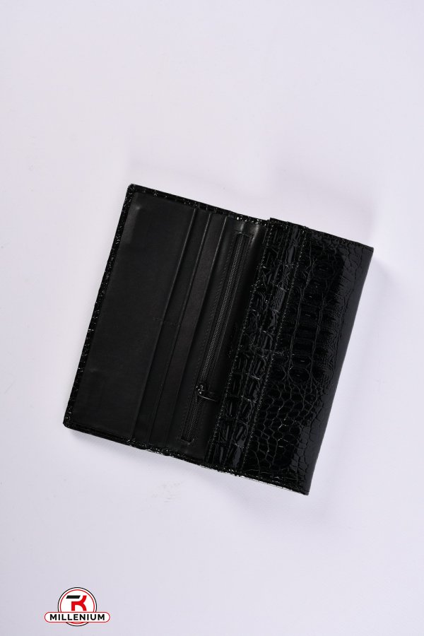 Гаманець жіночий шкіряний (color.black) розмір 18.5/9.5 см. "Alfa Ricco" арт.AR2017/WE