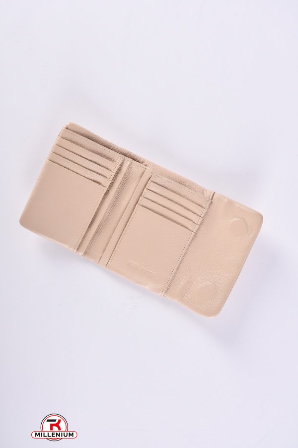 Кошелёк женский кожаный (color.beige) размер 12.5/9.5 см." Alfa Ricco" арт.AR6152/JD