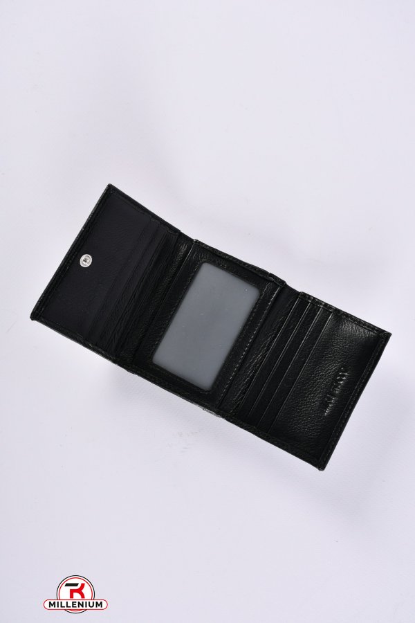 Кошелёк женский кожаный (color.black) размер 10/8.5 см." Alfa Ricco" арт.AR6129/JD
