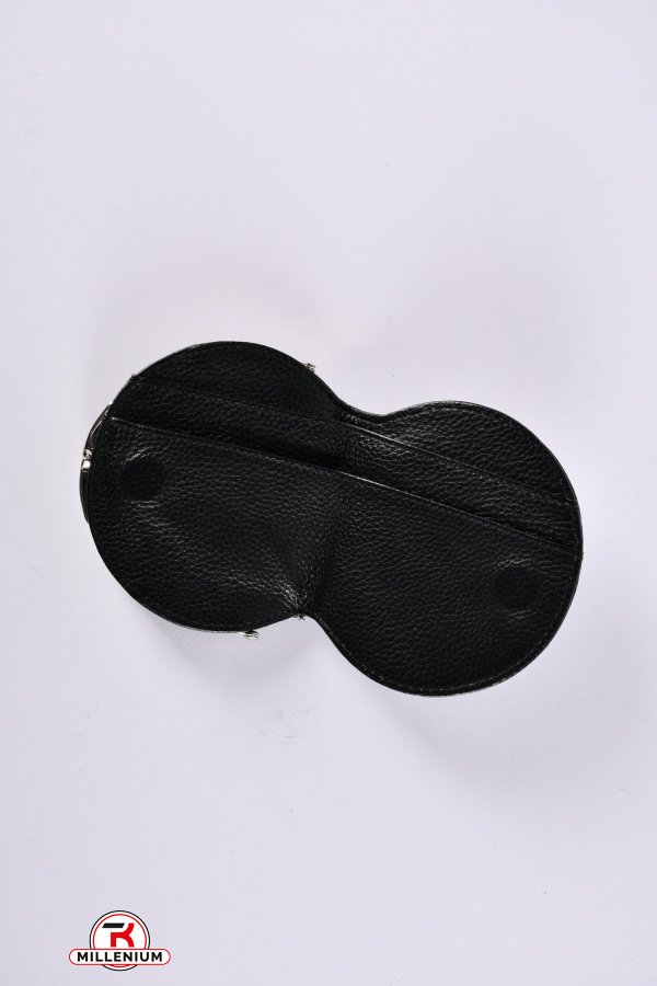 Кошелёк женский кожаный (color.black) размер 11/10 см."Alfa Ricco" арт.AR2202-8002A-2
