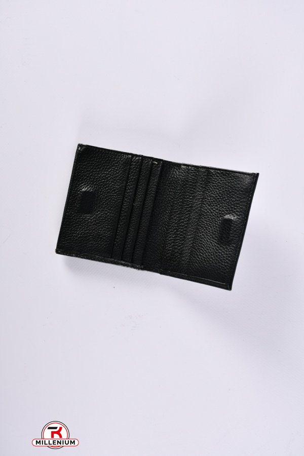 Кошелёк женский кожаный (color.black) размер 10/9 см."Alfa Ricco" арт.CL2206-037M-2