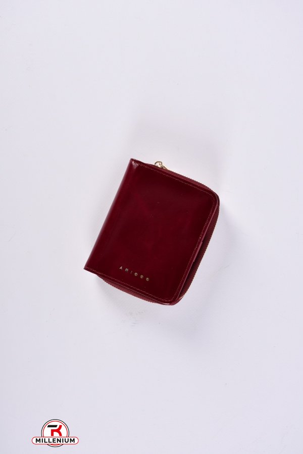 Гаманець жіночий шкіряний (color.burgundy) розмір 11/9 см. "Alfa Ricco" арт.AR6123B/LC
