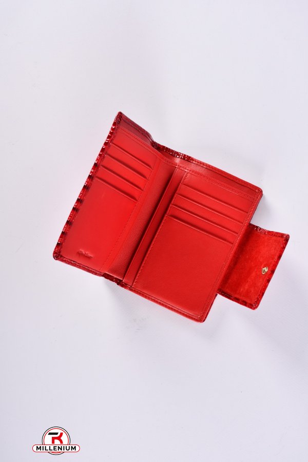 Гаманець жіночий шкіряний (color.red) розмір 14.5/9.5 см. "Alfa Ricco" арт.AR3292/WE
