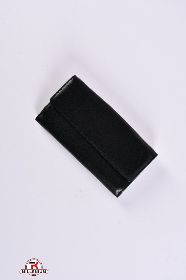 Гаманець жіночий шкіряний (color.black) розмір 19/10.5 см. "Alfa Ricco" арт.CL14-1720M-2