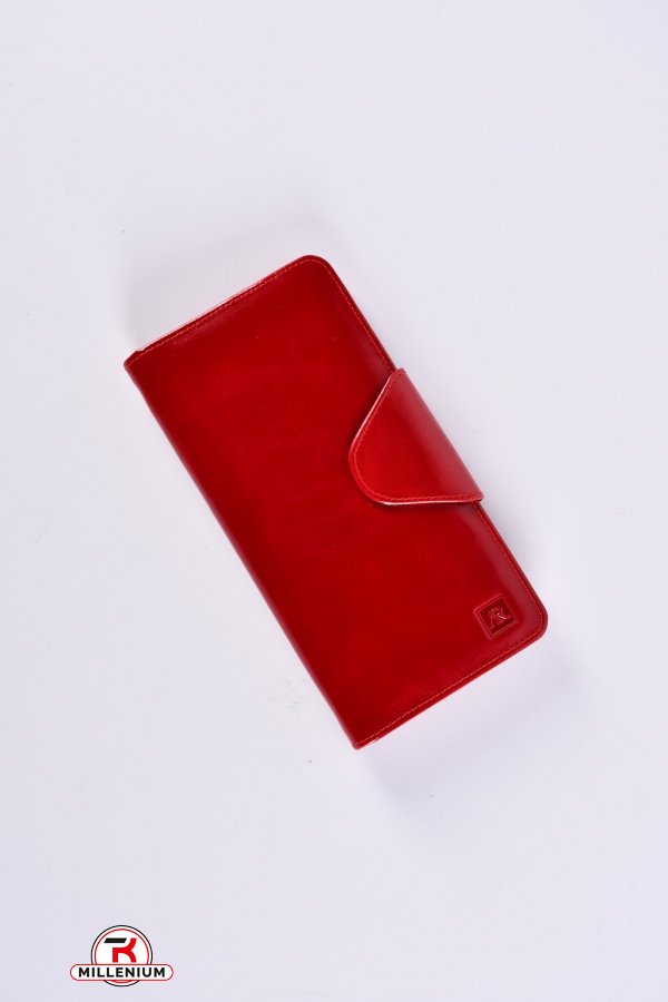 Гаманець жіночий шкіряний (color.red) розмір 21/10.5 см. "Alfa Ricco" арт.AR6135/HM