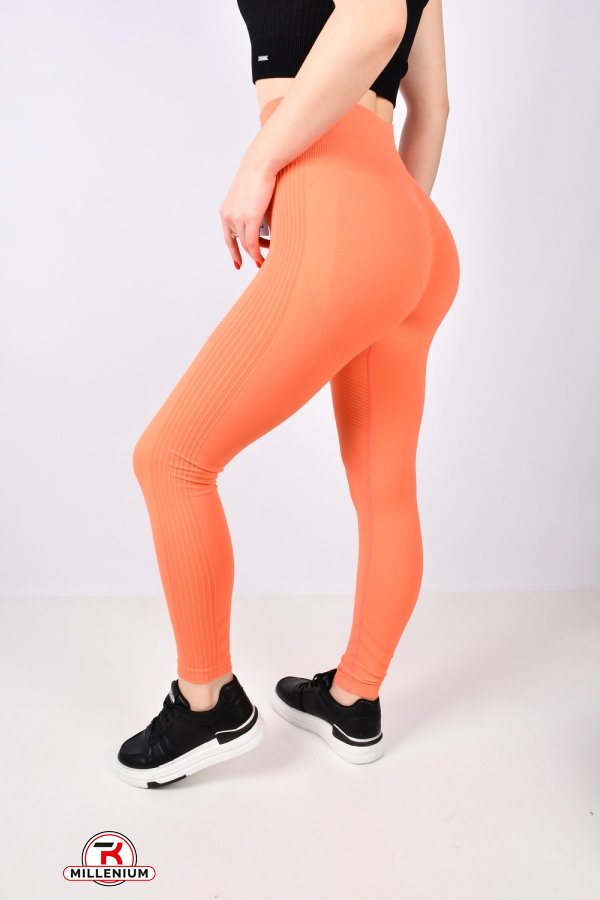 Лосини спортивні жіночі (кол. помаранчевий) Розміри в наявності : 42, 44, 46 арт.FY-511