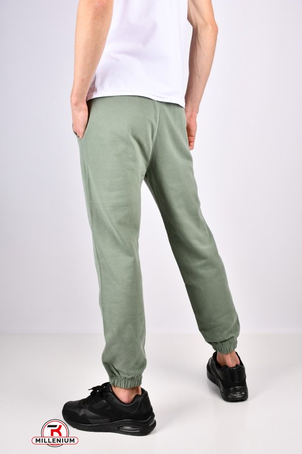 Чоловічі штани (кол. м'яти) трикотажні Розміри в наявності : 46, 48, 50, 52 арт.ZSJK320