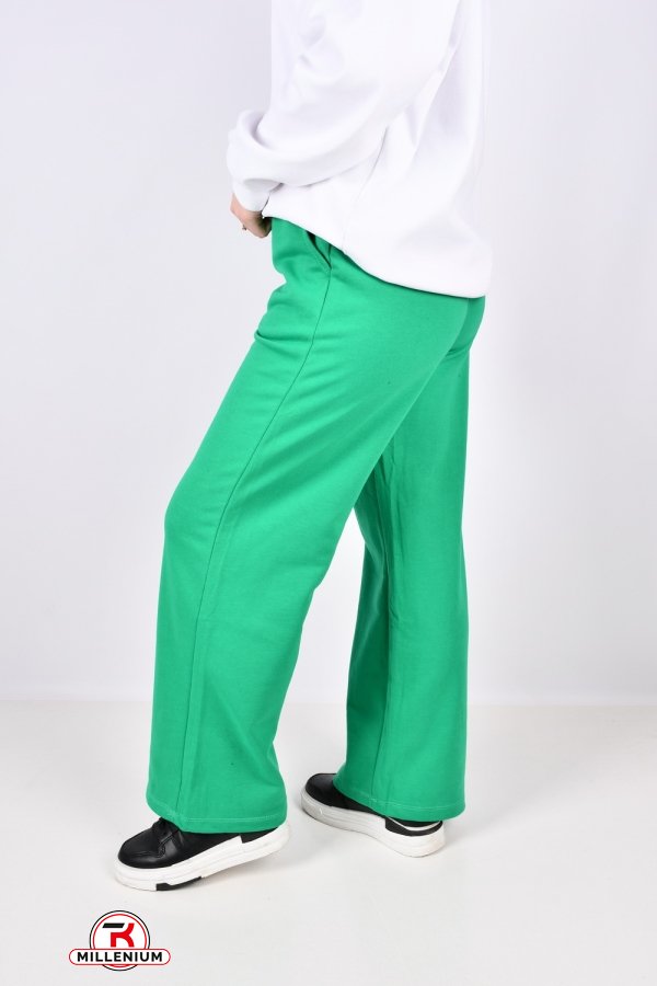 Штани жіночі (кол. зелений) трикотажні "QIANZHIDU" Розміри в наявності : 44, 46, 48 арт.D810273